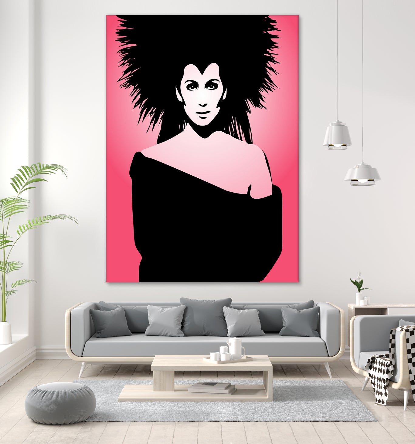 Cher | Pop Art by William Cuccio on GIANT ART - pink digital drawing