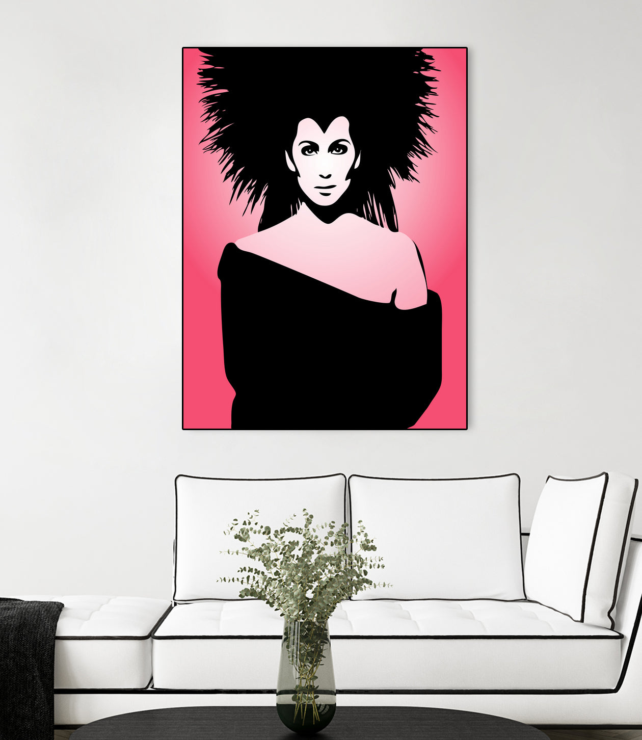 Cher | Pop Art by William Cuccio on GIANT ART - pink digital drawing