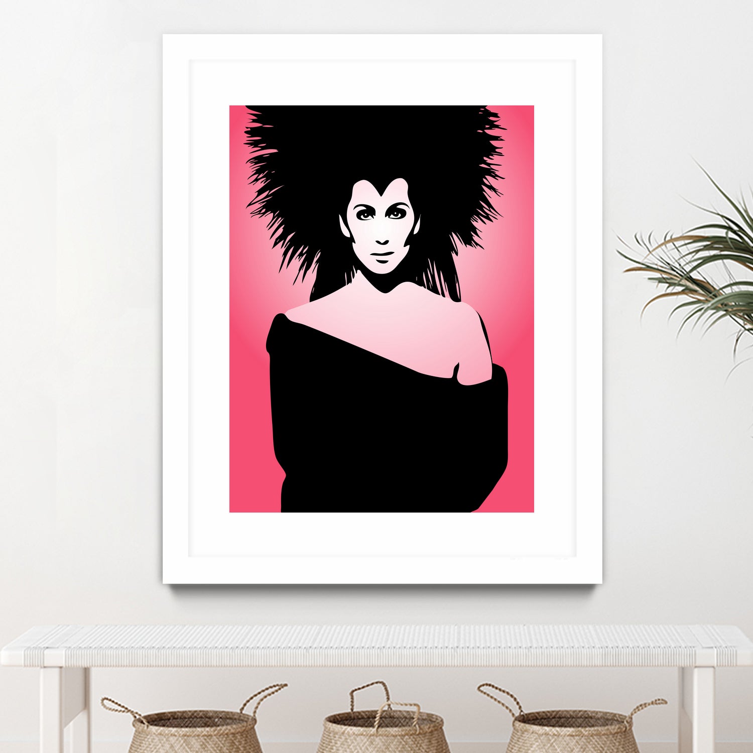 Cher | Pop Art by William Cuccio on GIANT ART - pink digital drawing