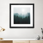 Autumn Fog | Green Edition by Robin Willems on GIANT ART - green digital painting