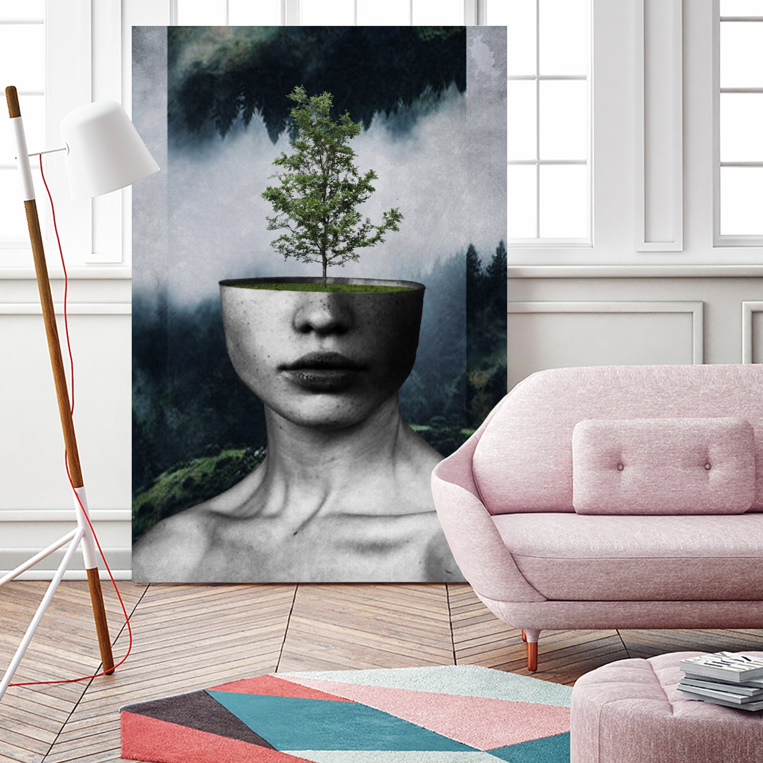 Tree Lady by Menelaos Trompoukis on GIANT ART - green digital painting