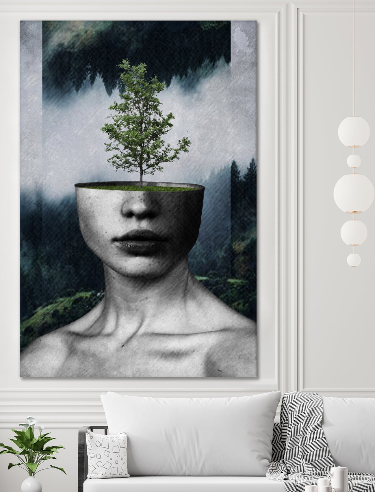 Tree Lady by Menelaos Trompoukis on GIANT ART - green digital painting