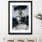 Tree Lady by Menelaos Trompoukis on GIANT ART - green digital painting