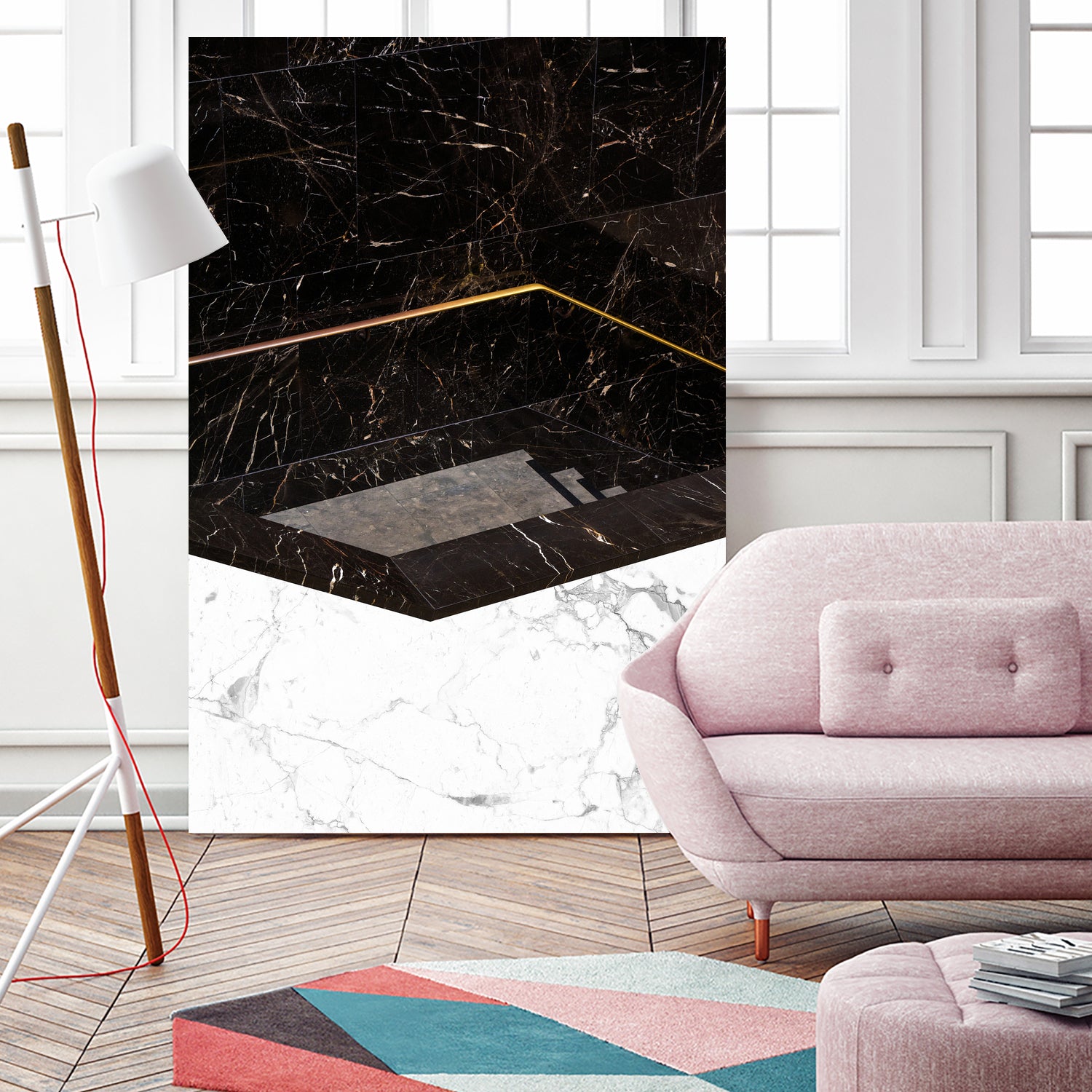 Marble Paradox by Uma Gokhale on GIANT ART - black digital painting