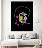 Michael Jackson | Dark | Pop Art by William Cuccio on GIANT ART - black digital drawing