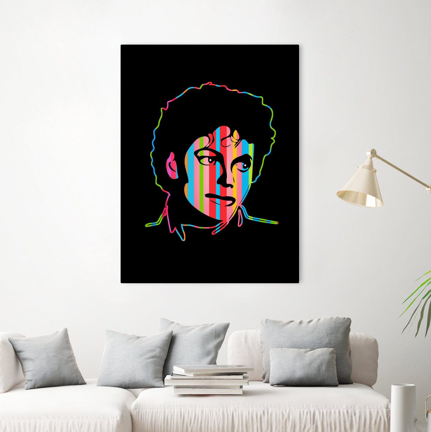 Michael Jackson | Dark | Pop Art by William Cuccio on GIANT ART - black digital drawing