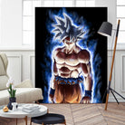 Goku ultra instinct - Selfish doctrine by MCAshe 24 on GIANT ART - blue digital drawing