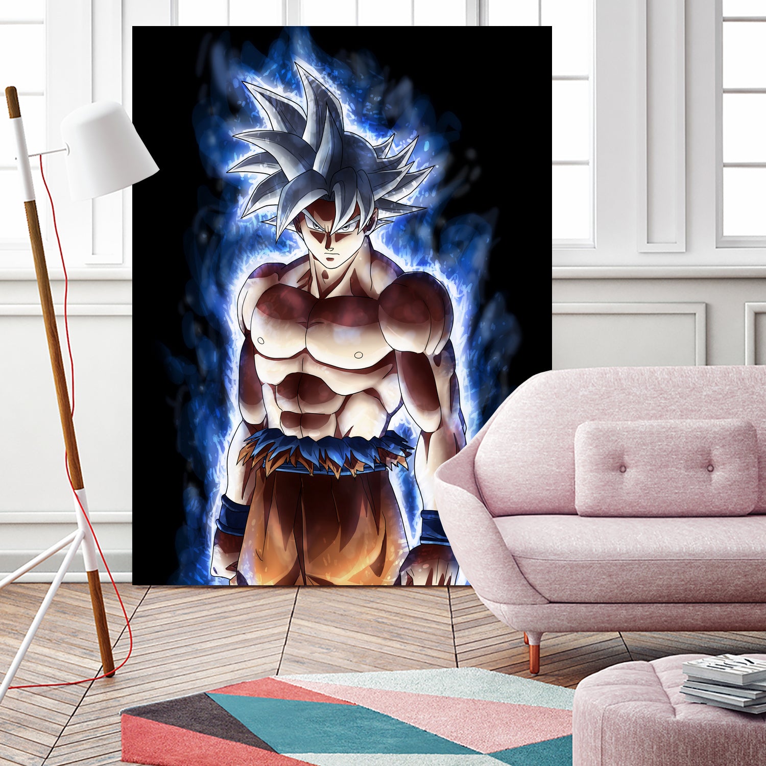 Goku ultra instinct - Selfish doctrine by MCAshe 24 on GIANT ART - blue digital drawing