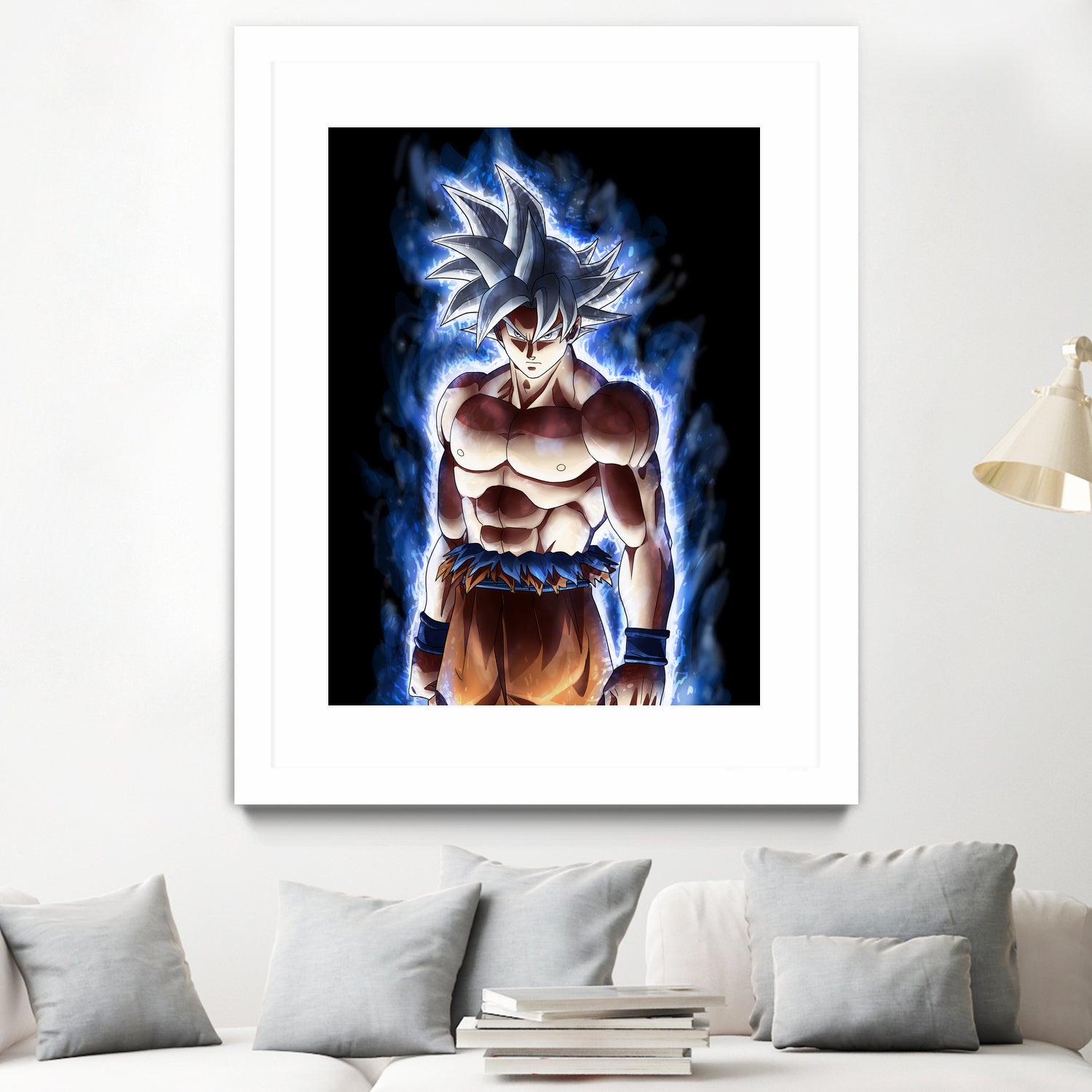 Goku ultra instinct - Selfish doctrine by MCAshe 24 on GIANT ART - blue digital drawing