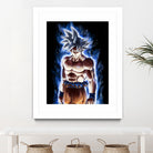 Goku ultra instinct - Selfish doctrine by MCAshe 24 on GIANT ART - blue digital drawing