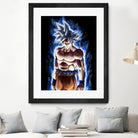 Goku ultra instinct - Selfish doctrine by MCAshe 24 on GIANT ART - blue digital drawing