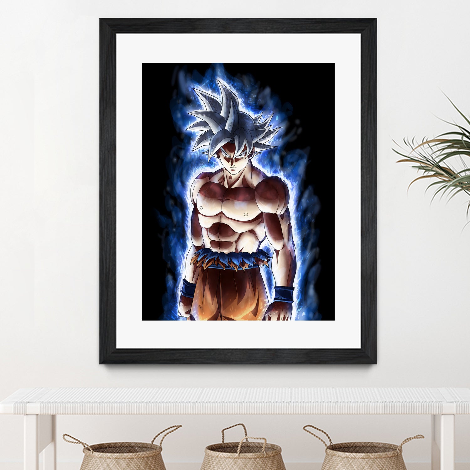 Goku ultra instinct - Selfish doctrine by MCAshe 24 on GIANT ART - blue digital drawing