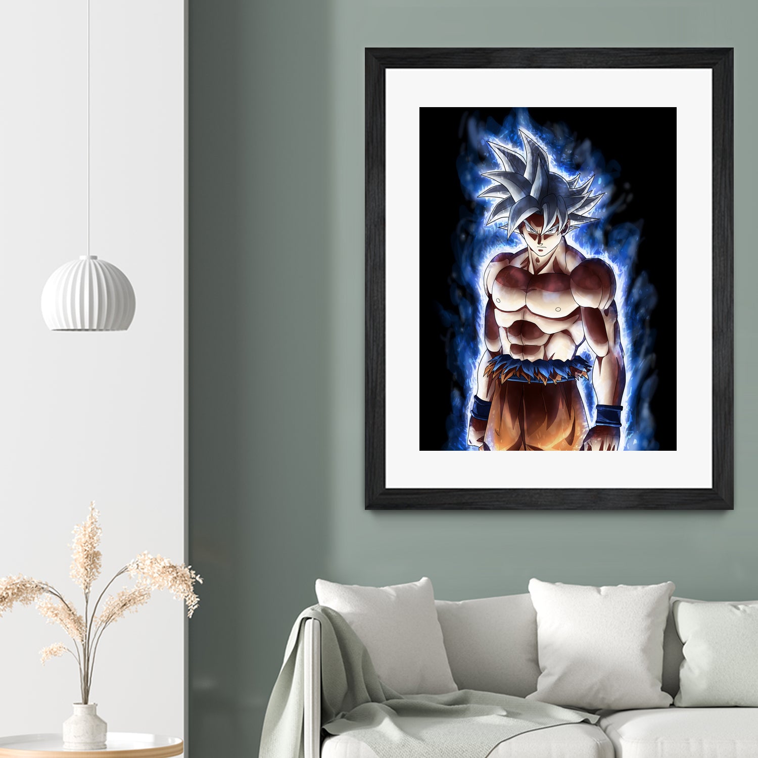 Goku ultra instinct - Selfish doctrine by MCAshe 24 on GIANT ART - blue digital drawing