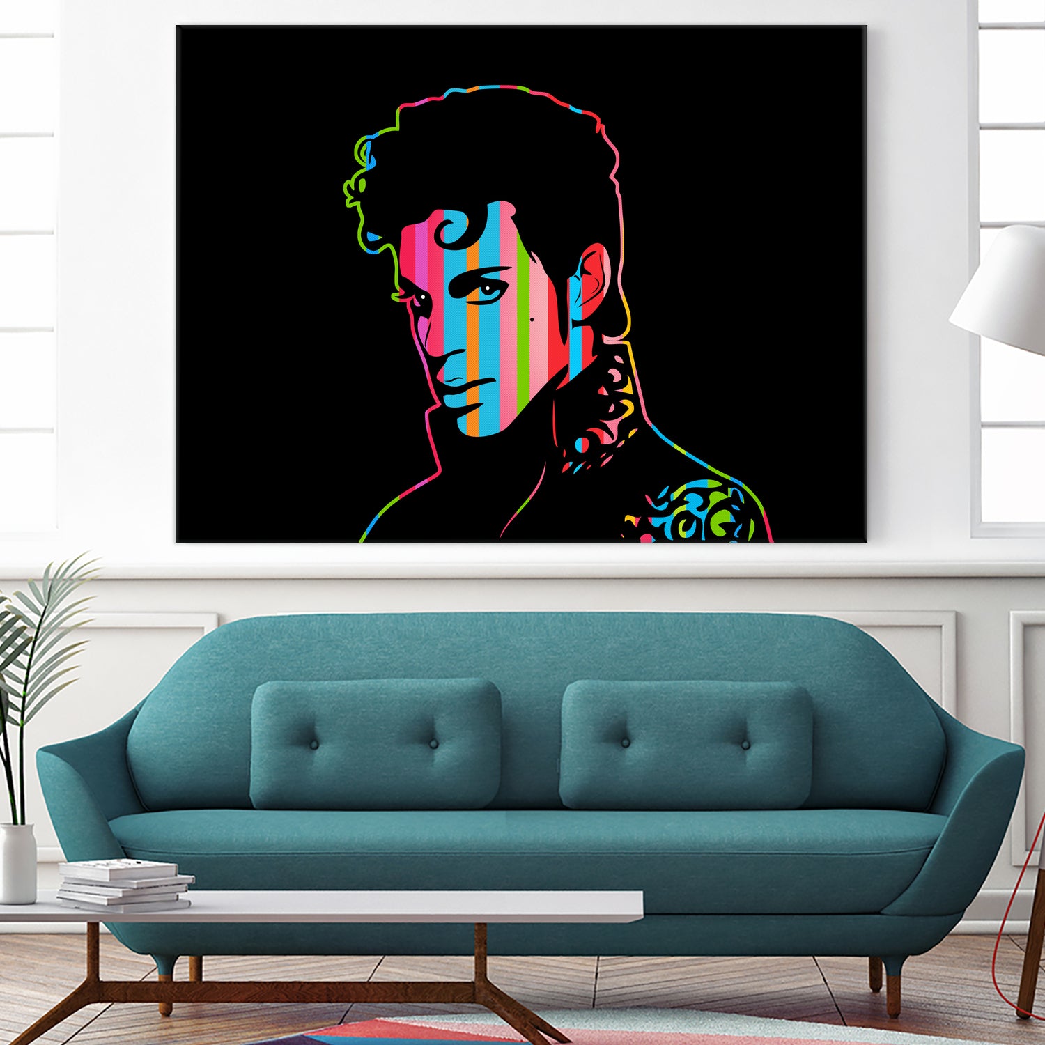 Prince | Dark | Pop Art by William Cuccio on GIANT ART - black digital drawing