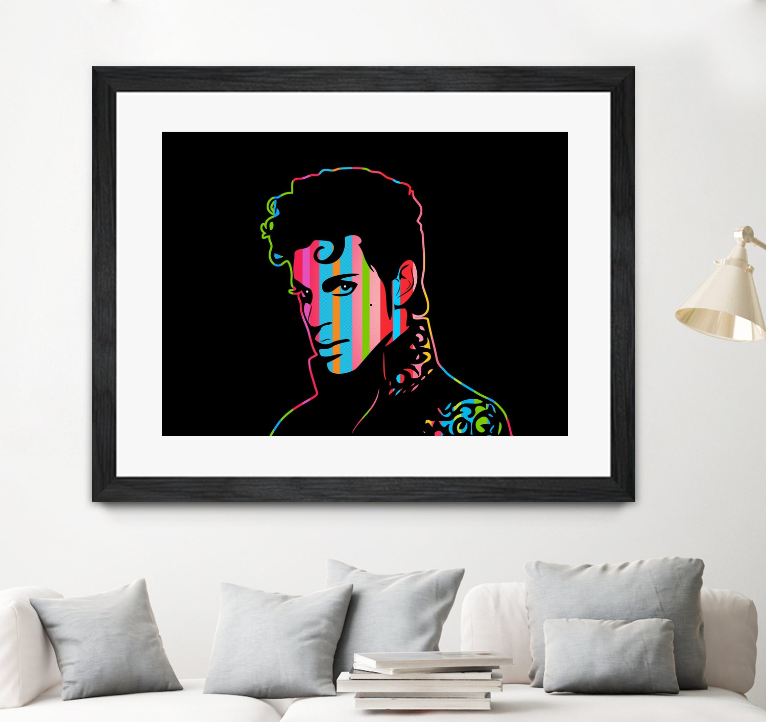 Prince | Dark | Pop Art by William Cuccio on GIANT ART - black digital drawing