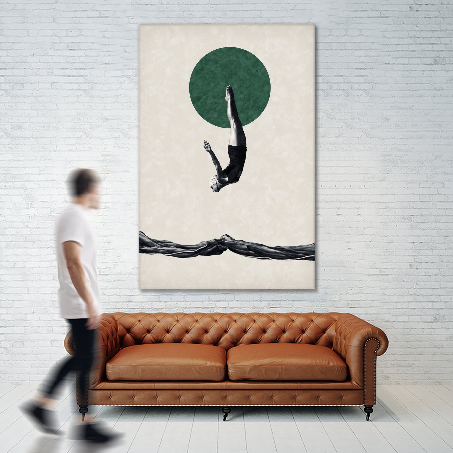 Dive ... by Menelaos Trompoukis on GIANT ART - white digital painting