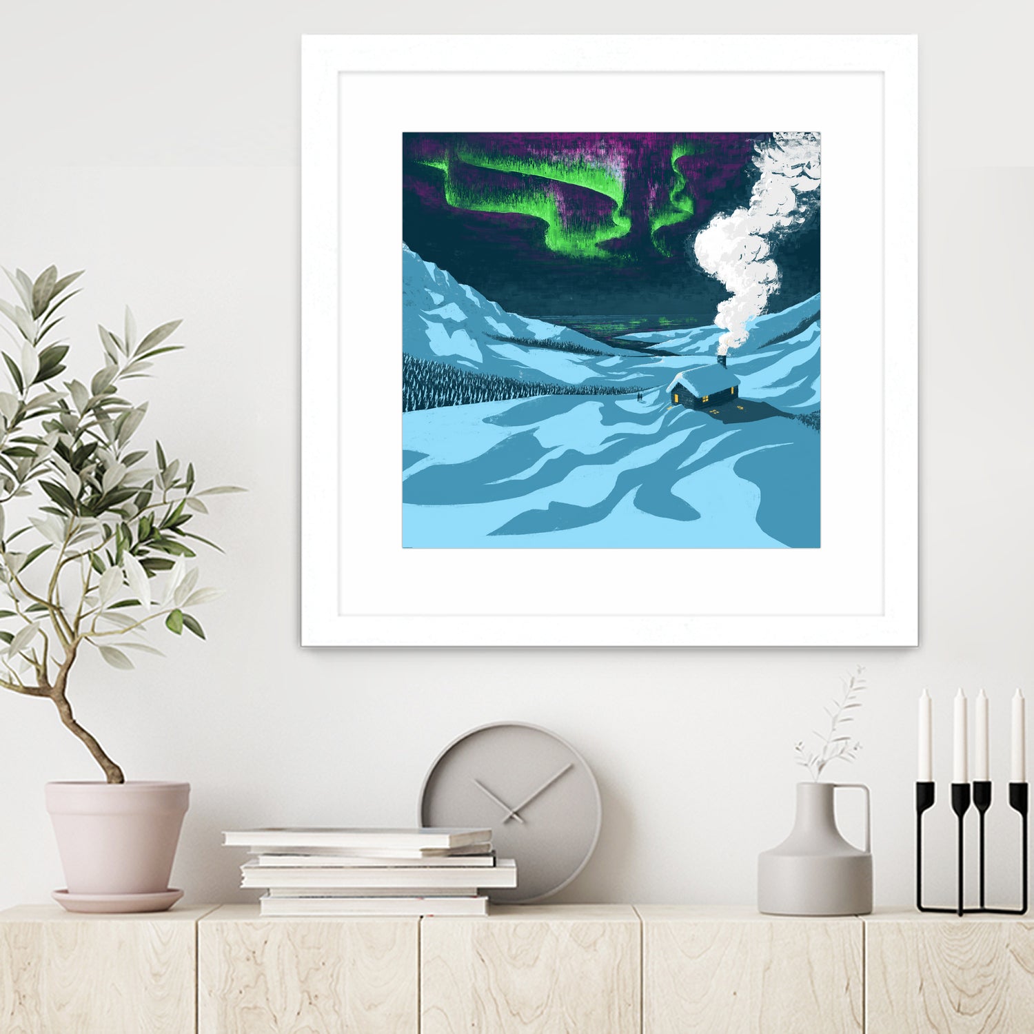 Aurora by Mark Frudd on GIANT ART - white digital painting