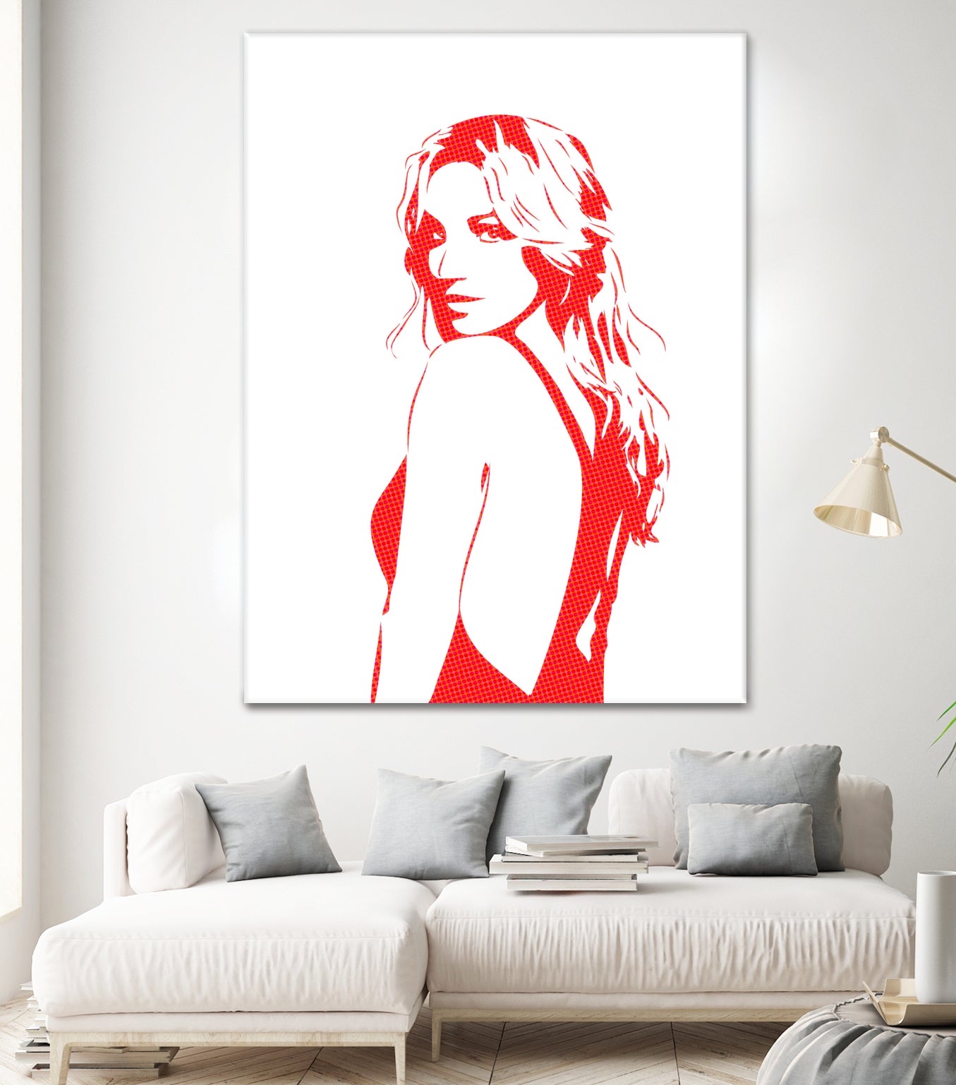 Britney Spears | Pop Art by William Cuccio on GIANT ART - red digital drawing