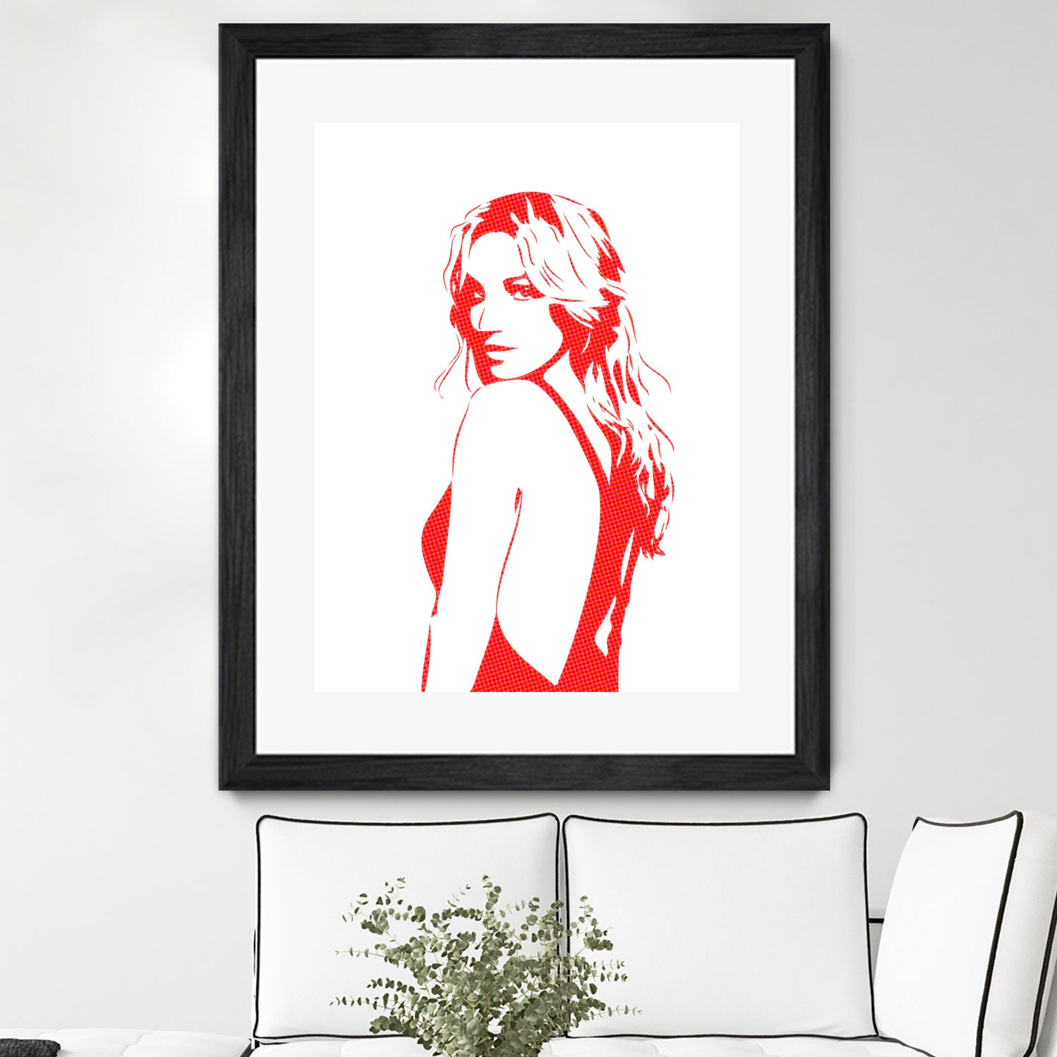 Britney Spears | Pop Art by William Cuccio on GIANT ART - red digital drawing