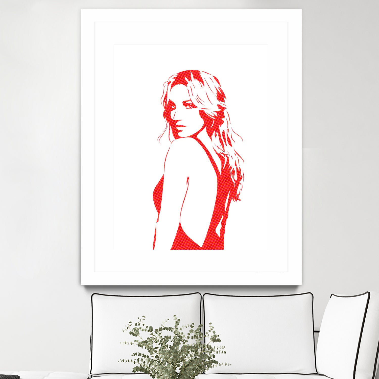 Britney Spears | Pop Art by William Cuccio on GIANT ART - red digital drawing