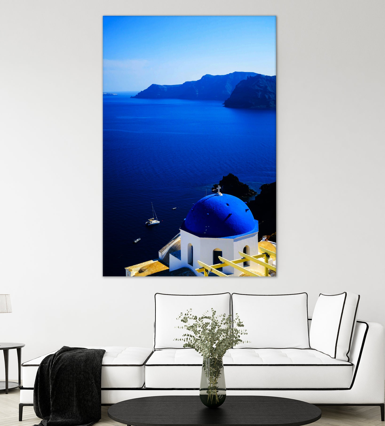 santorini1 n by Haris Kavalla on GIANT ART - blue photo manipulation