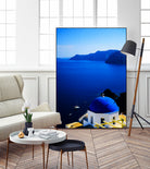 santorini1 n by Haris Kavalla on GIANT ART - blue photo manipulation