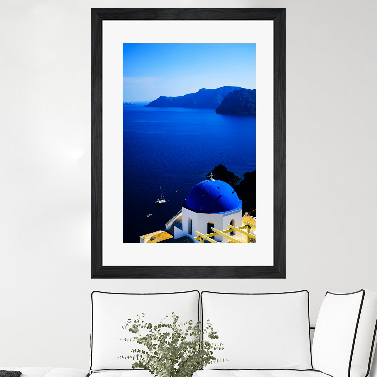 santorini1 n by Haris Kavalla on GIANT ART - blue photo manipulation