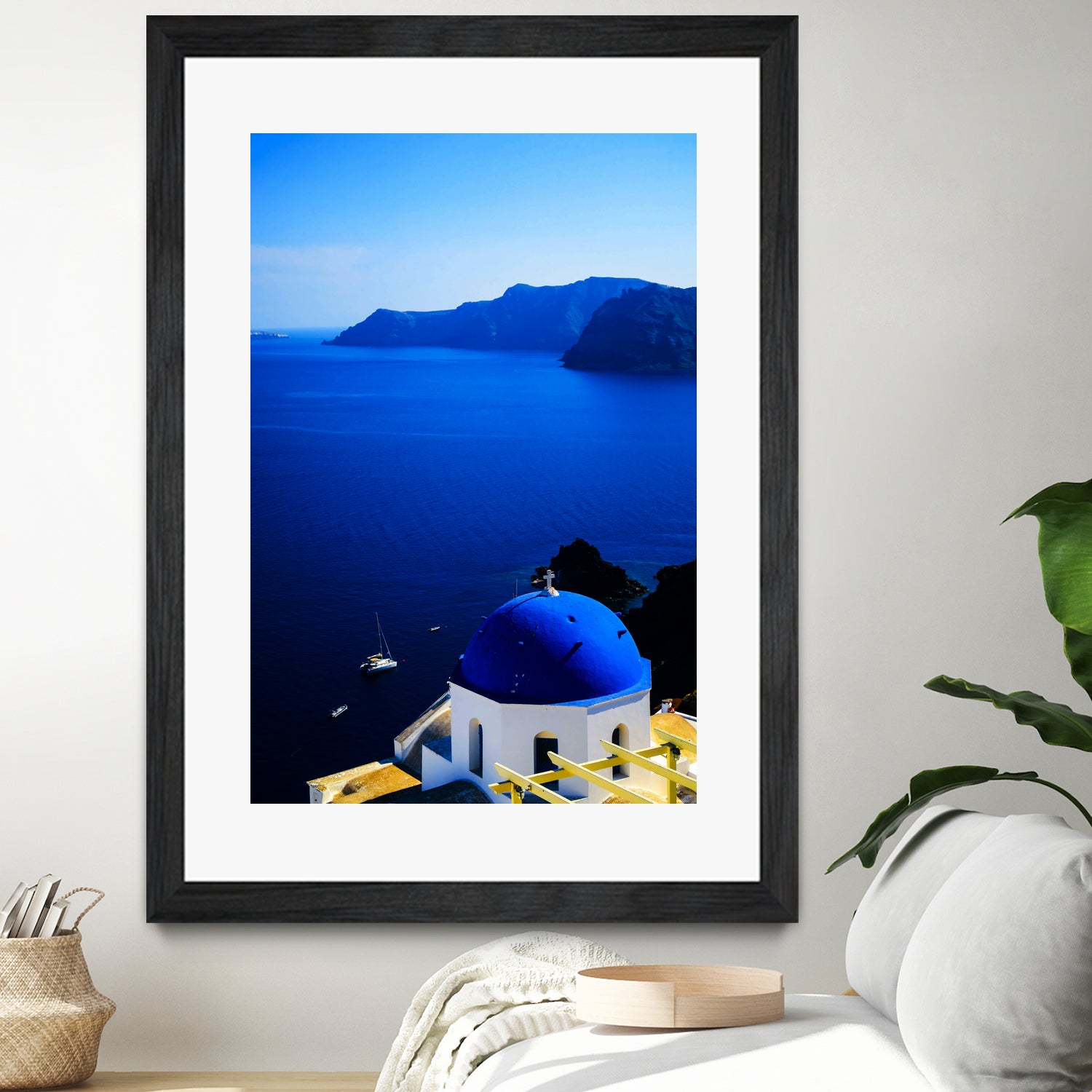 santorini1 n by Haris Kavalla on GIANT ART - blue photo manipulation