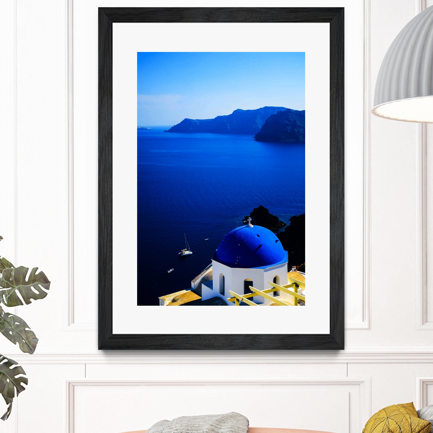 santorini1 n by Haris Kavalla on GIANT ART - blue photo manipulation