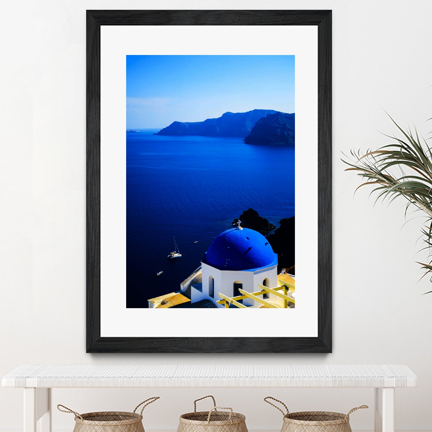 santorini1 n by Haris Kavalla on GIANT ART - blue photo manipulation