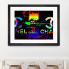 Colorful Chanel Art by Daniel Janda on GIANT ART - black mixed media