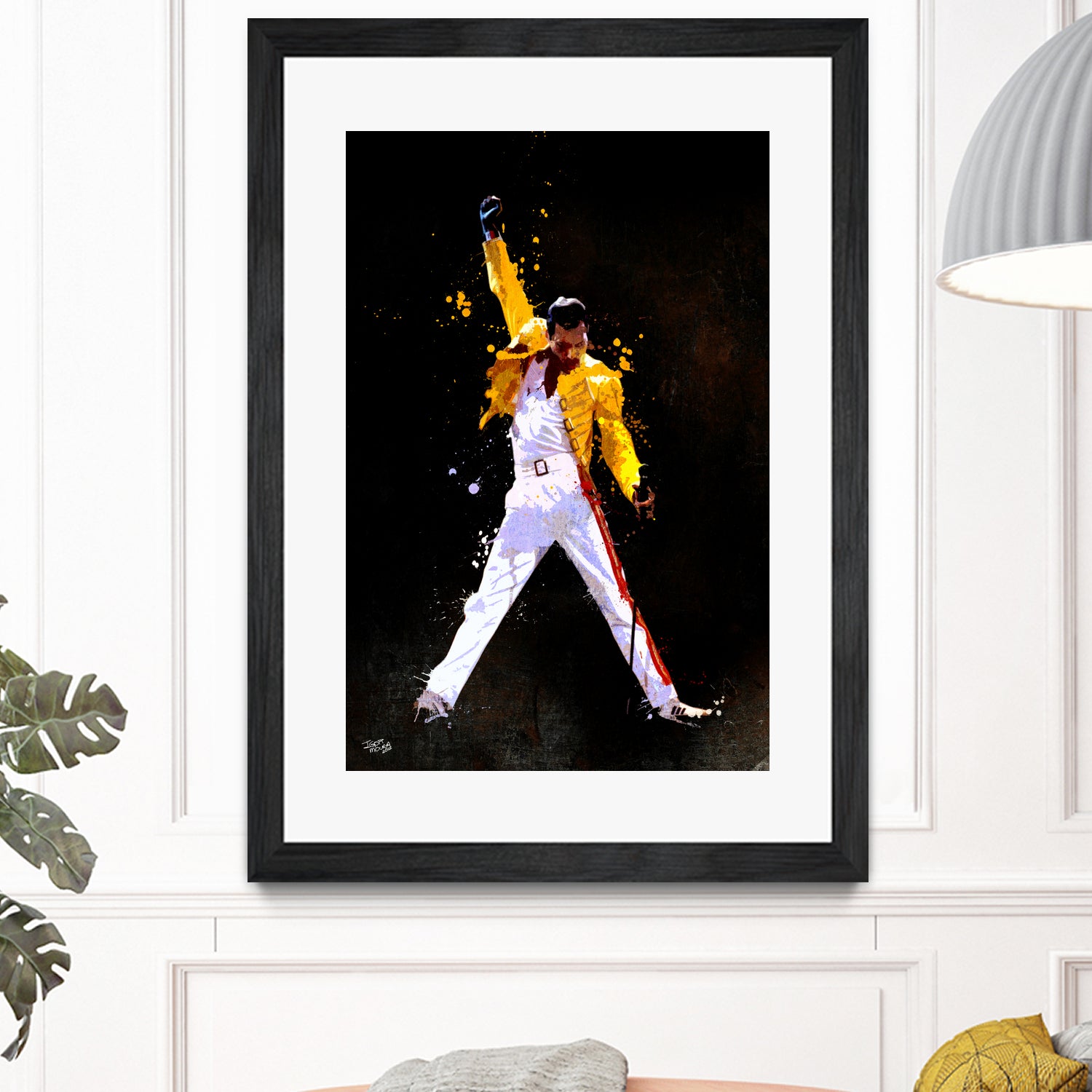 freddy mercury by Igor Moura on GIANT ART - black digital painting