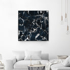 dark marble blue & black by Dirk Wüstenhagen on GIANT ART - black mixed media