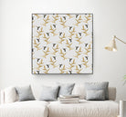 Hummingbird & Flower II by Dana Shek on GIANT ART - white digital painting