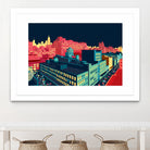 Meatpacking District by Night by Remko Heemskerk on GIANT ART - red digital painting