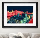 Meatpacking District by Night by Remko Heemskerk on GIANT ART - red digital painting