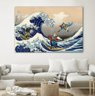 GREAT WAVE by Caterina Lo Cicero on GIANT ART - blue digital drawing