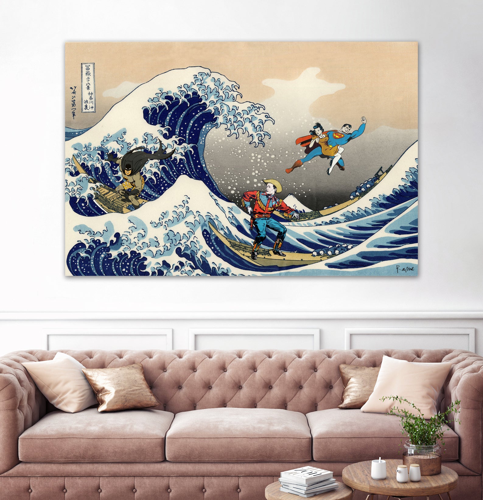 GREAT WAVE by Caterina Lo Cicero on GIANT ART - blue digital drawing