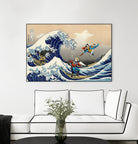 GREAT WAVE by Caterina Lo Cicero on GIANT ART - blue digital drawing