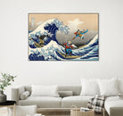 GREAT WAVE by Caterina Lo Cicero on GIANT ART - blue digital drawing