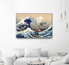 GREAT WAVE by Caterina Lo Cicero on GIANT ART - blue digital drawing