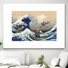 GREAT WAVE by Caterina Lo Cicero on GIANT ART - blue digital drawing