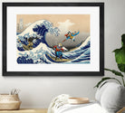 GREAT WAVE by Caterina Lo Cicero on GIANT ART - blue digital drawing