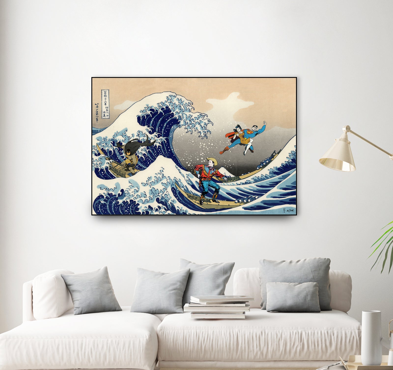 GREAT WAVE by Caterina Lo Cicero on GIANT ART - blue digital drawing