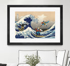 GREAT WAVE by Caterina Lo Cicero on GIANT ART - blue digital drawing