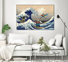 GREAT WAVE by Caterina Lo Cicero on GIANT ART - blue digital drawing