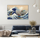 GREAT WAVE by Caterina Lo Cicero on GIANT ART - blue digital drawing