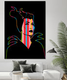 Maleficent | Dark | Pop Art by William Cuccio on GIANT ART - black digital drawing