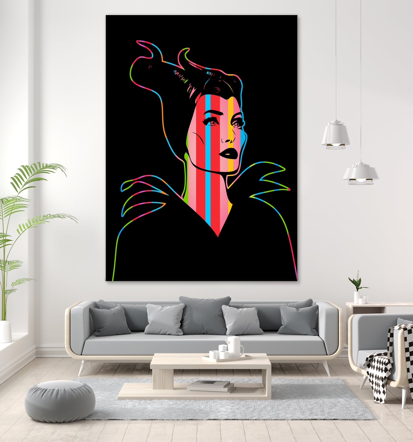 Maleficent | Dark | Pop Art by William Cuccio on GIANT ART - black digital drawing