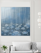 Another Rainy Day by Nic Squirrell on GIANT ART - blue digital painting